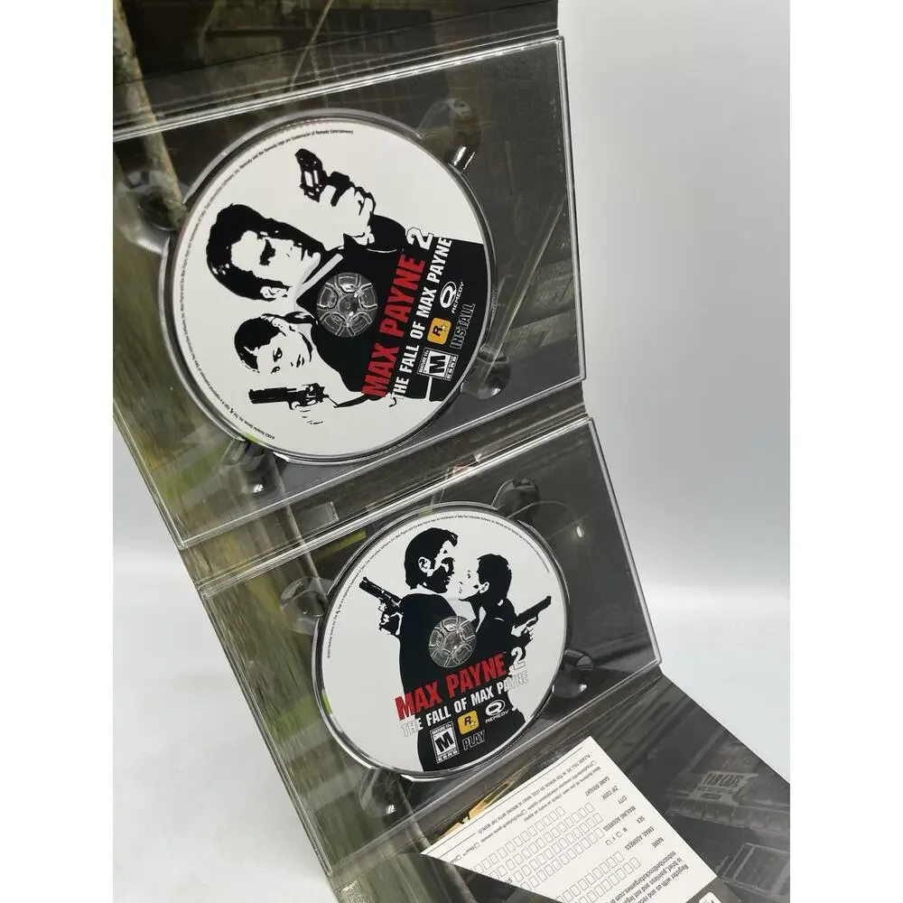 Max Payne 2: The Fall of Max Payne PC CD-ROM 2003 With Reg Card
